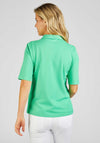 Rabe Pique Cotton Polo Shirt, Green