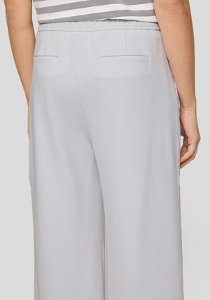 Rabe Crop Wide Leg Trousers, White
