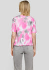Rabe Elastic Trim Blurred T-Shirt, Pink