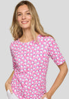 Rabe Circle Print T-Shirt, Pink