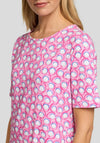 Rabe Circle Print T-Shirt, Pink