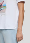 Rabe Vintage Summer Graphic Print T-Shirt, White Multi