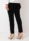 Rabe Drawstring Slim Leg Trousers, Black