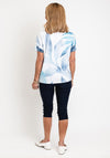Rabe Rhinestone Embellished Print T-Shirt, Blue