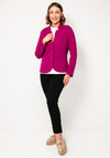Rabe Ribbed Jersey Jacket, Fuchsia Pink