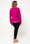 Rabe Ribbed Jersey Jacket, Fuchsia Pink