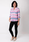 Rabe Chevron Print Top, Pink