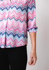 Rabe Chevron Print Top, Pink