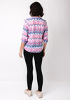 Rabe Chevron Print Top, Pink
