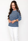 Rabe Striped Long Sleeve Top, Blue