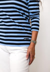 Rabe Striped Long Sleeve Top, Blue