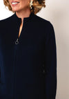 Rabe Knit Full Zip Jacket, Navy