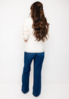 Rabe Zip Up High Collar Jacket, Cream