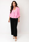 Rabe Cropped Button Closure Jacket, Pink