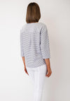Rabe Striped with Chest Detail Blouse, Grey