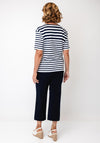 Rabe Striped with Studded Detail Top, Navy and White