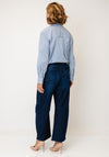 Rabe Pinstripe Pussybow Blouse, Blue