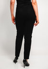 Rabe Slim Leg Stretch Trousers, Black