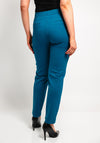 Rabe Slim Leg Stretch Trousers, Teal