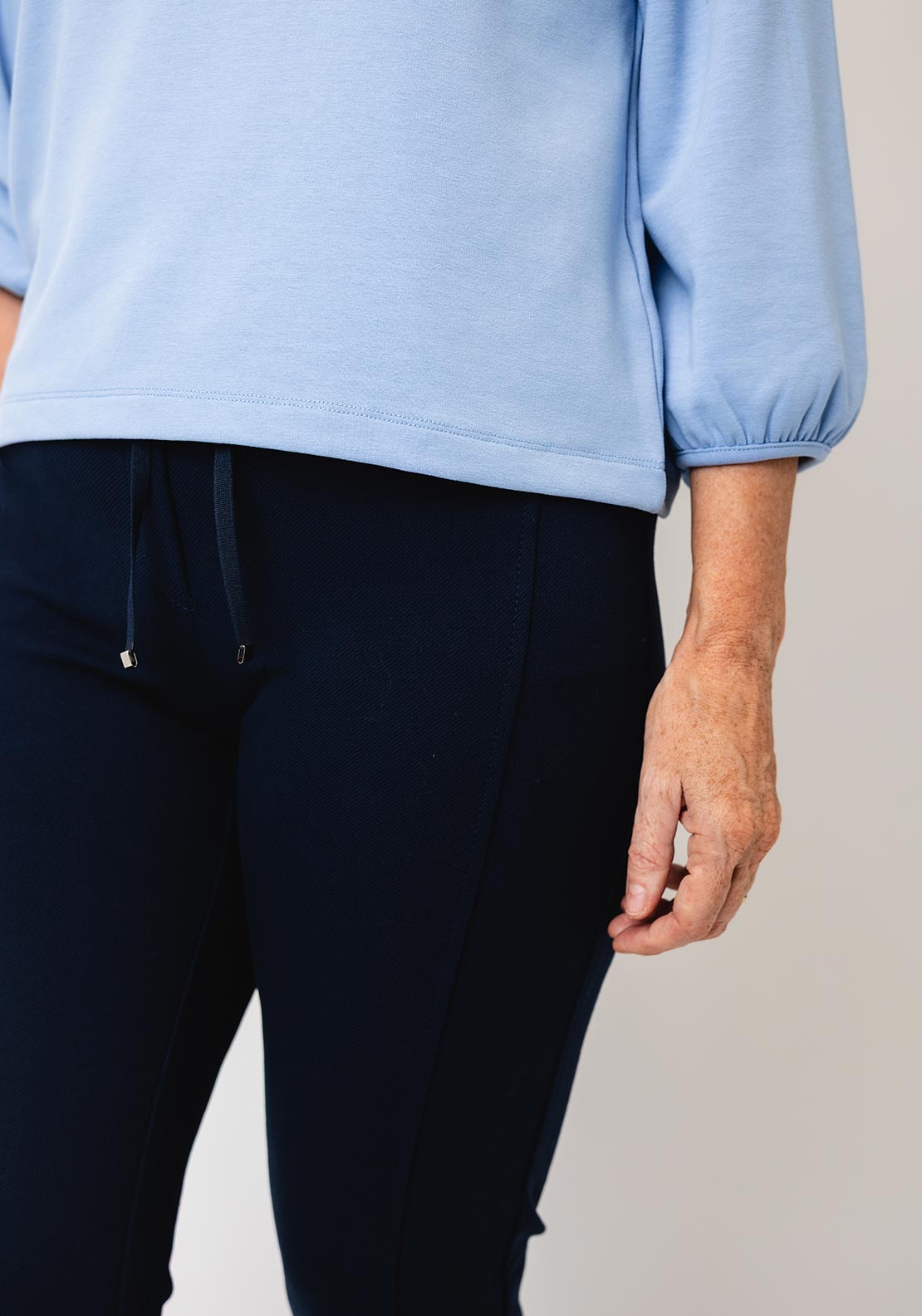 Rabe Slim Leg Joggers, Navy