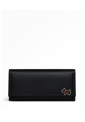 Radley Heritage Lane Large Flapover Matinee Wallet, Black