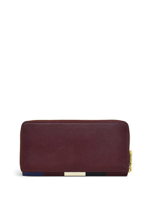 Radley Mill Bay Stripe Quilt Purse, Dark Cherry