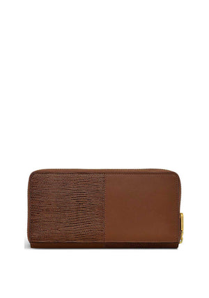 Radley Mount Row Faux Lizard Wallet, Brown