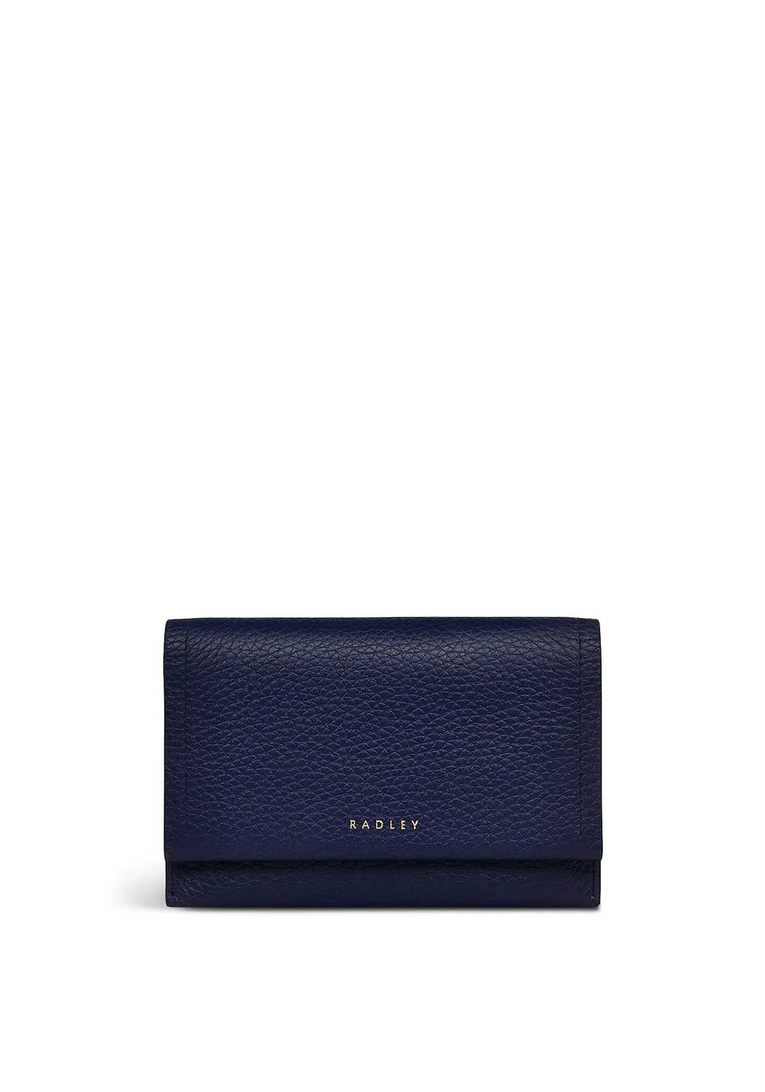Radley Oak Street Flap Over Medium Wallet, Navy