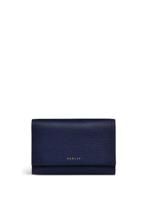Radley Oak Street Flap Over Medium Wallet, Navy