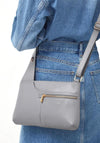 Radley Pockets Icon Ziptop Crossbody Bag, Grey
