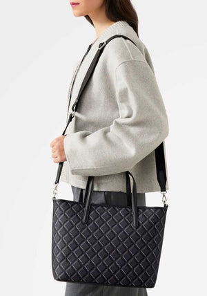 Radley Southwell Gardens Geometric Grab Bag, Black