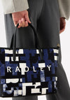 Radley Southwell Gardens Geometric Print Tote Bag, Black