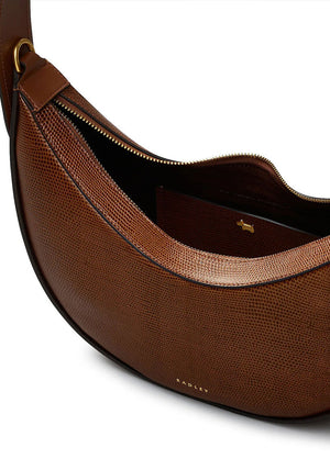 Radley The Kensal Faux Lizard Shoulder Bag, Tan