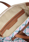 Radley Willow Walk Spring Geo Zip Top Backpack, Light Natural