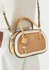 Radley Bexley Street Colour Block Satchel Bag, Light Brown
