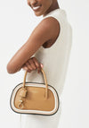 Radley Bexley Street Colour Block Satchel Bag, Light Brown