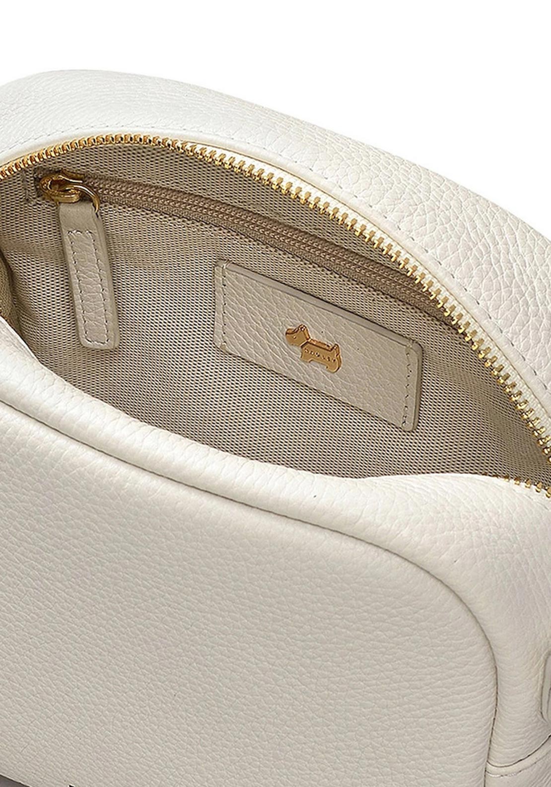 Radley The Daily Zip Around Small Crossbody Bag, Chalk