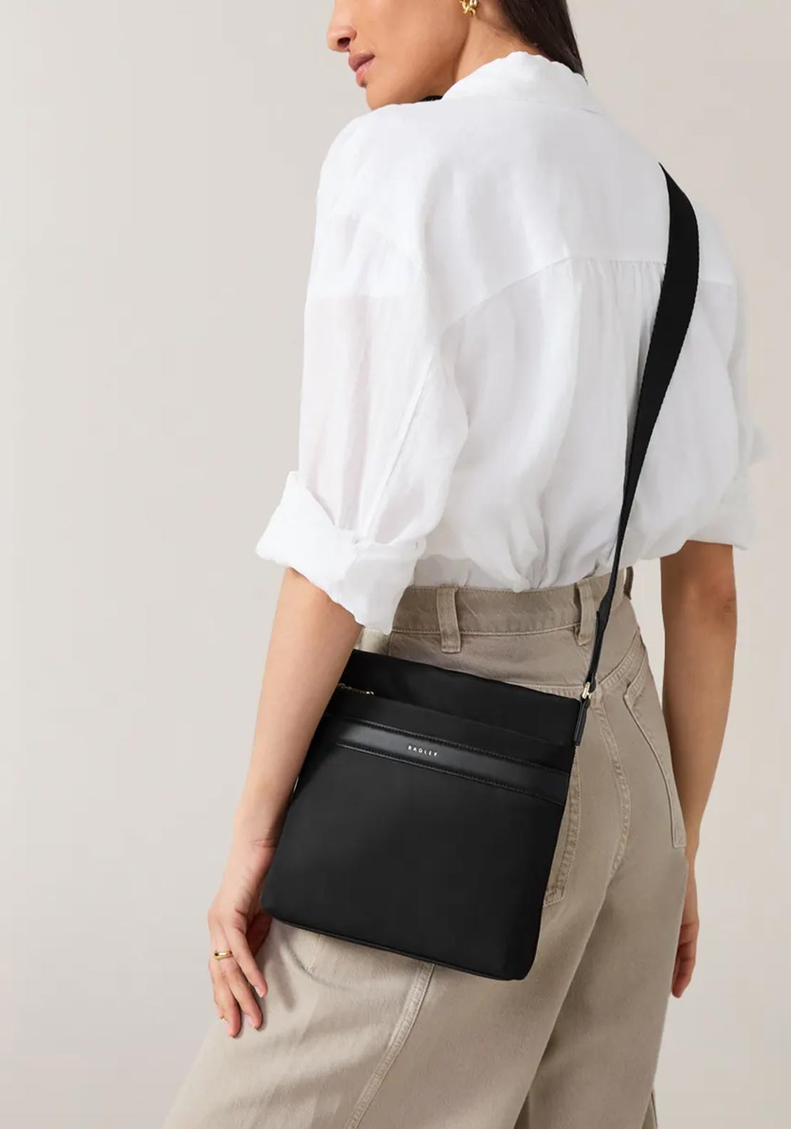 Radley Holland Park Nylon Crossbody Bag, Black