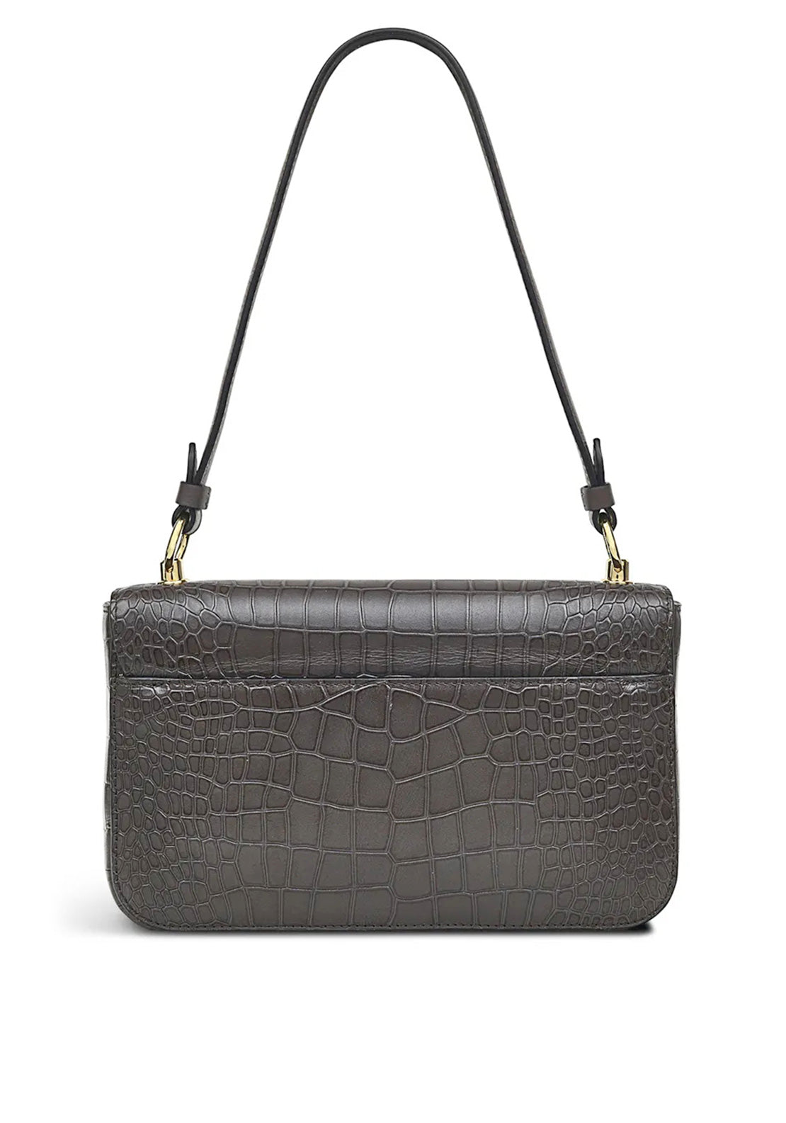 Radley Hanley Close Faux Croc Shoulder Bag, Brown