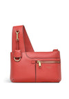 Radley Pockets Icon Mini Ziptop Crossbody Bag, Begonia Red
