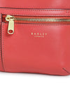 Radley Pockets Icon Mini Ziptop Crossbody Bag, Begonia Red
