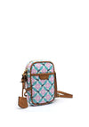 Radley Willow Walk Spring Geo Smartphone Crossbody Bag, Light Natural
