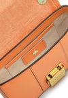 Radley Hanley Close Leather Mini Crossbody Bag, Light Orange