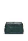 Radley Liverpool Street 2.0 Croc Print Medium Crossbody Bag, Dark Green