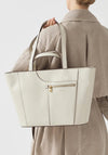 Radley Pockets Icon Leather Tote Bag, Light Neutral