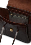 Radley The Chancery Large Flapover Shoulder Bag, Dark Brown