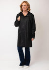 Rains Waterproof Long Raincoat, Black