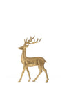 Coach House Reindeer Ornament, Gold