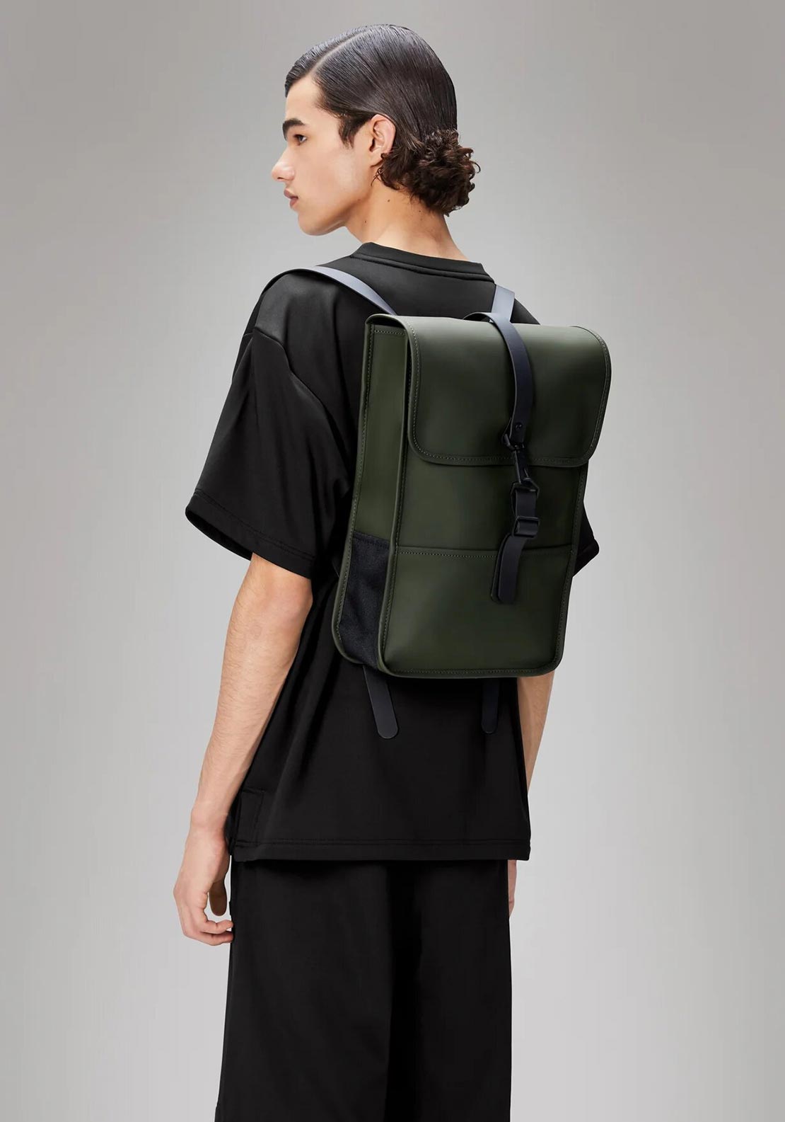 Rains Backpack Mini, Dark Khaki Green