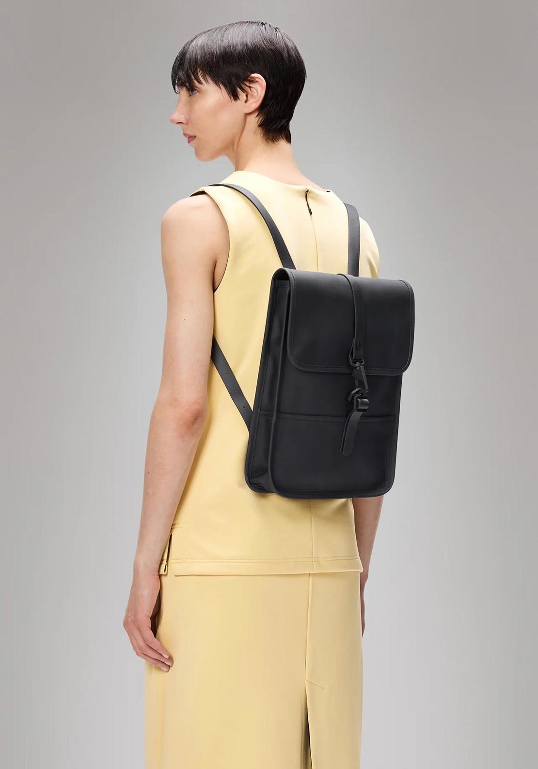 Rains Micro Backpack, Black